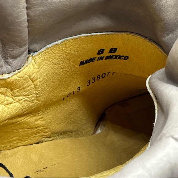 OG By OLD Gringo Womens Gray Torero Buckle Stud Western Boots shoes sz 8 - Picture 13 of 14